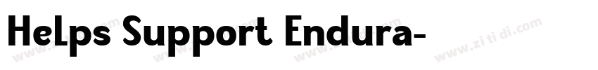 Helps Support Endura字体转换 Helps Support Endura字体转换